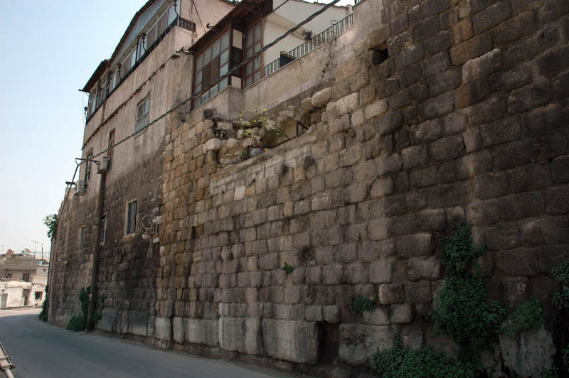 This part of old wall dates from Roman times